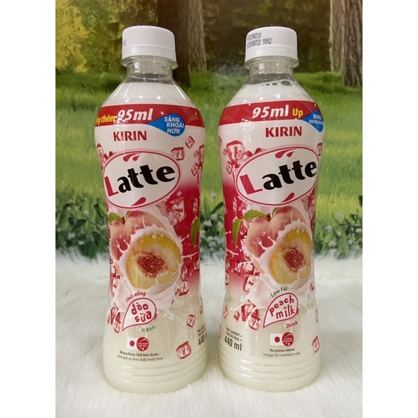 1 Lốc nước Sữa Trái Cây Latte Kirin /6 Chai *440ml