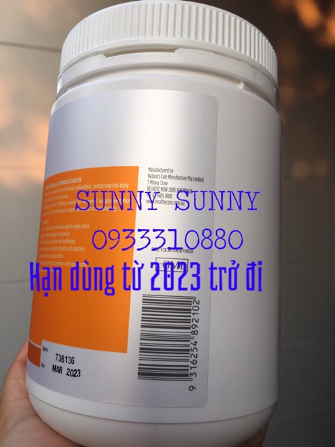 Viên nhai vitamin C Healthy Care 500 viên. | BigBuy360 - bigbuy360.vn
