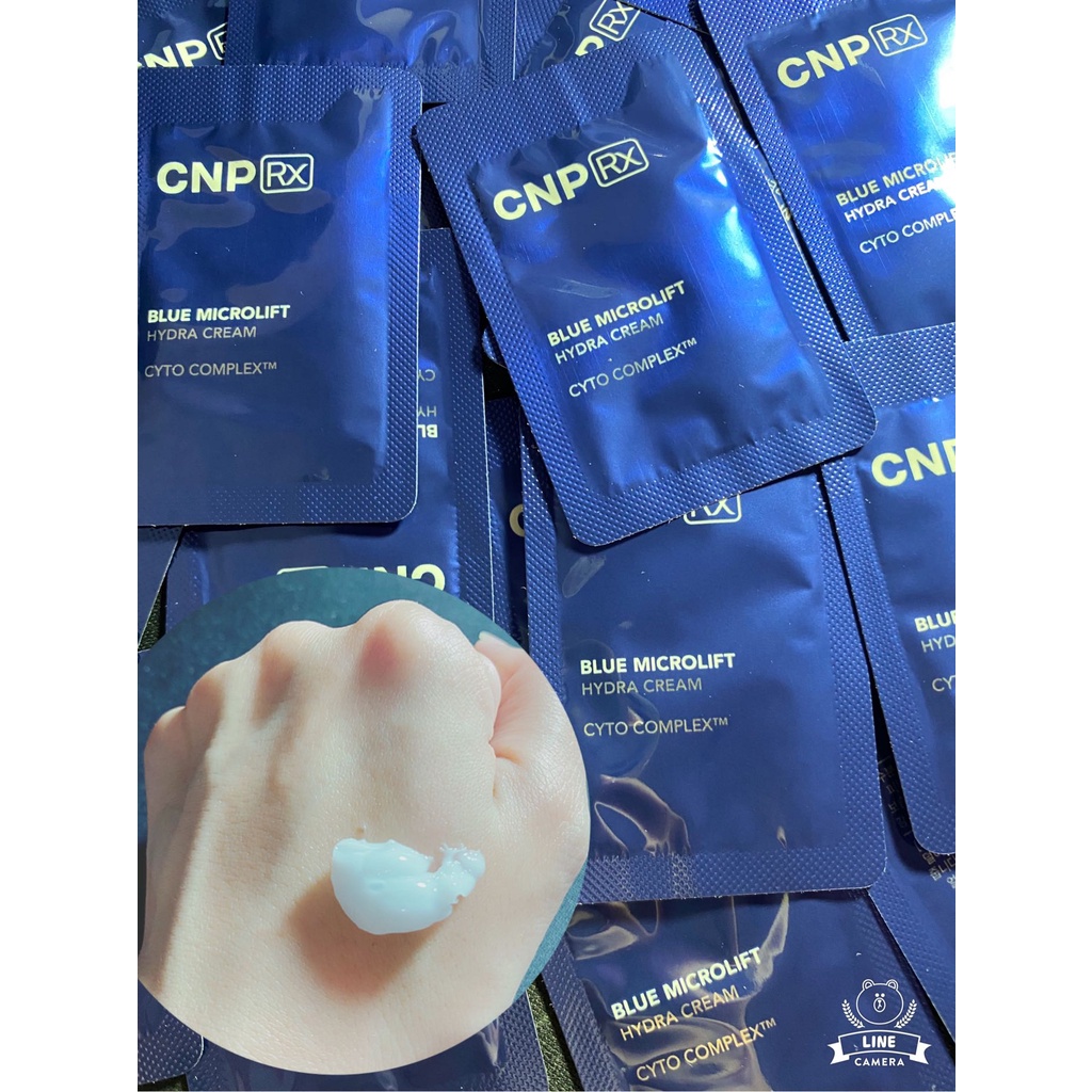 Gói sample Kem dưỡng cấp nước, phục hồi da CNP Blue Microlift Hydra Cream