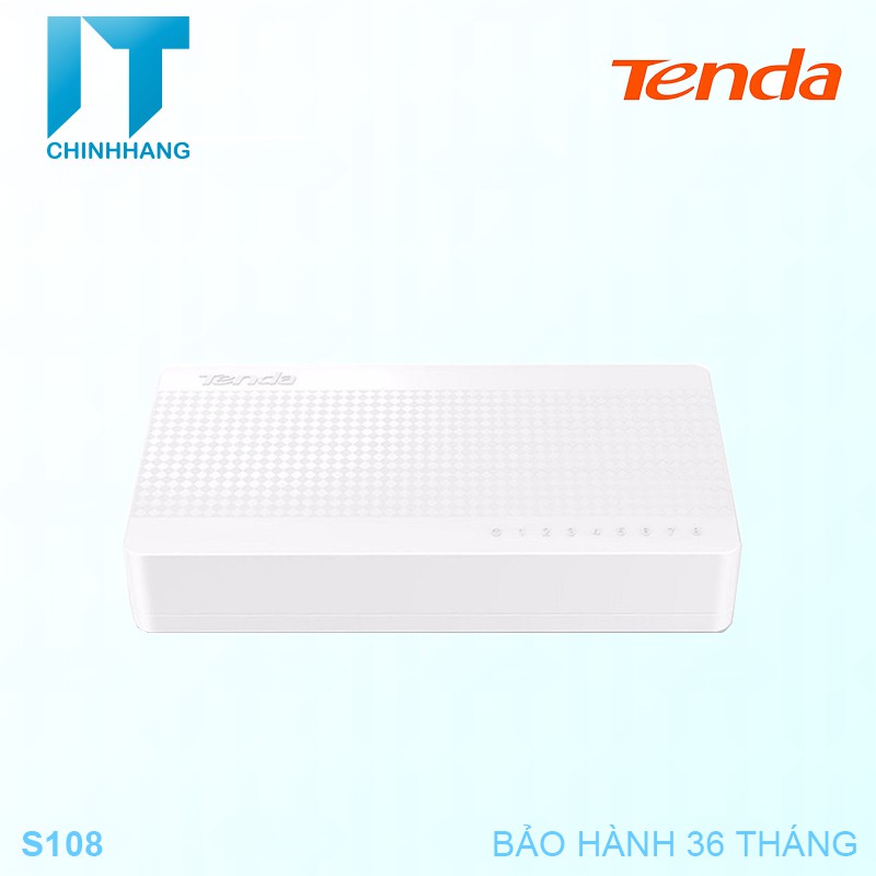 Bộ Chia Mạng Tenda S108 8 cổng 10/100Mbps - Tenda Việt Nam Phân Phối
