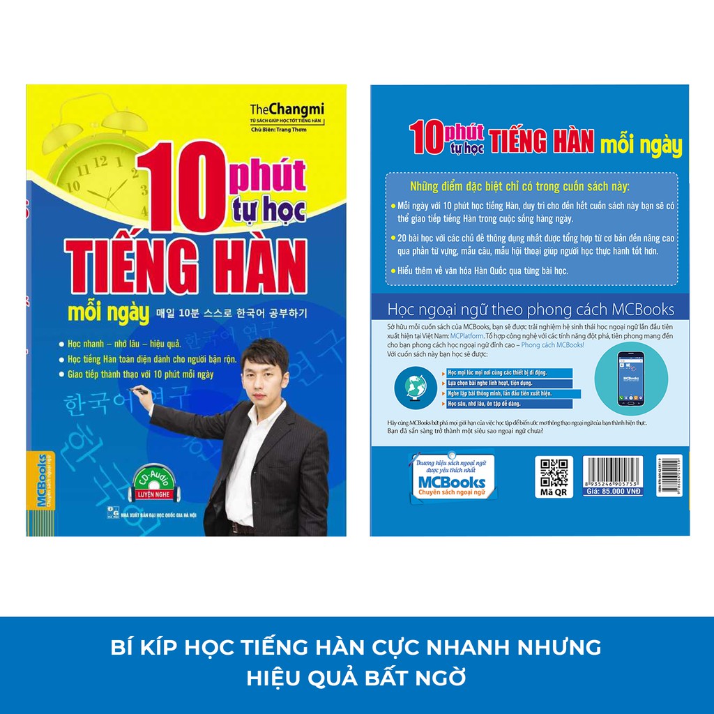 Sách - 10 Phút Tự Học Tiếng Hàn Mỗi Ngày