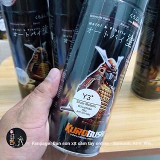 SƠN SAMURAI- Combo sơn mâm màu bạc