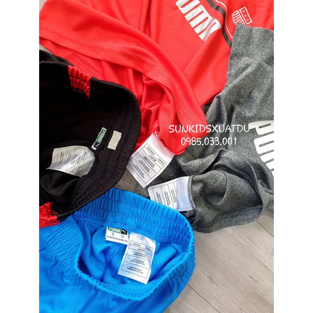 Bộ thể thao bé trai Pu. ma thun lạnh