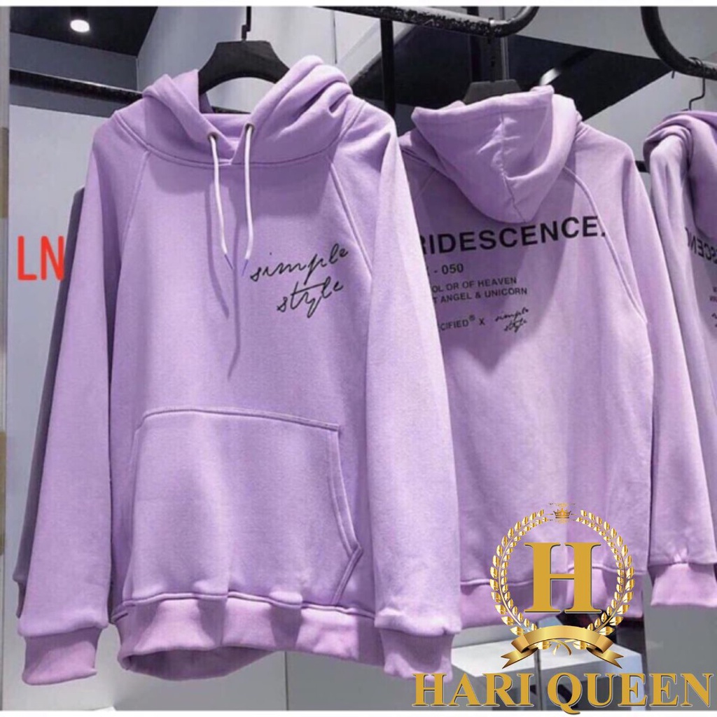 Áo hoodie chữ kí in trước sau LNG1119