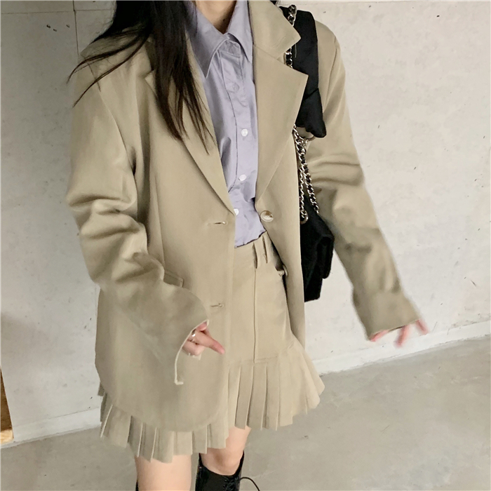 Chân Váy Xếp Ly Lưng Cao Màu Trơn Thời Trang 36979 | BigBuy360 - bigbuy360.vn