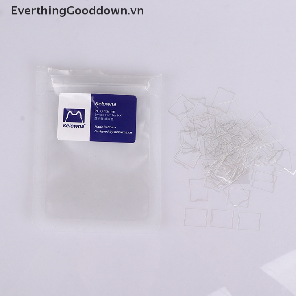 Everthinggooddown Set 120 Phim Dán Công Tắc Trong Suốt Cho Bàn Phím Cơ HTV
