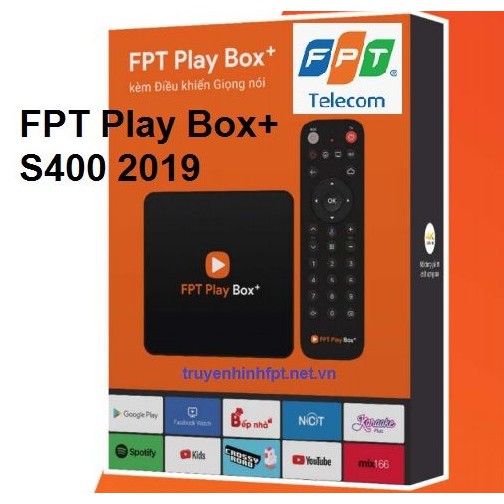 Tặng mã giảm giá FPT Play Box+ (S400) Bản Androi TV9 2019 - Chính Hãng