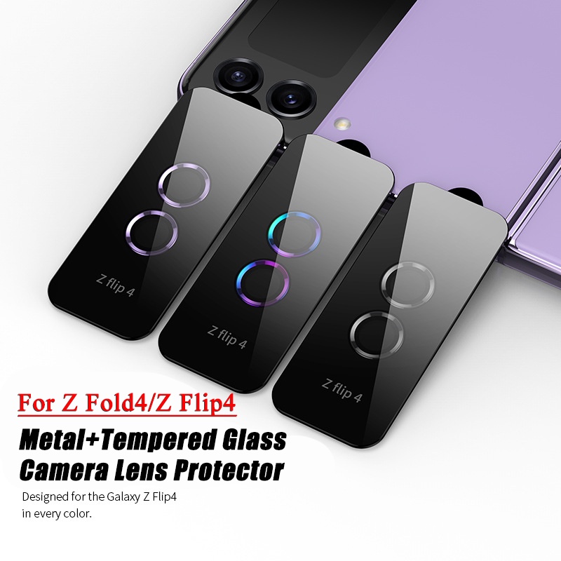 Kính bảo vệ ống kính máy ảnh bằng kim loại cho samsung galaxy z fold 5 4 flip 5 4 5g bảo vệ màn hình ống kính máy ảnh cho galaxy z fold5 flip5 fold4 flip4 case