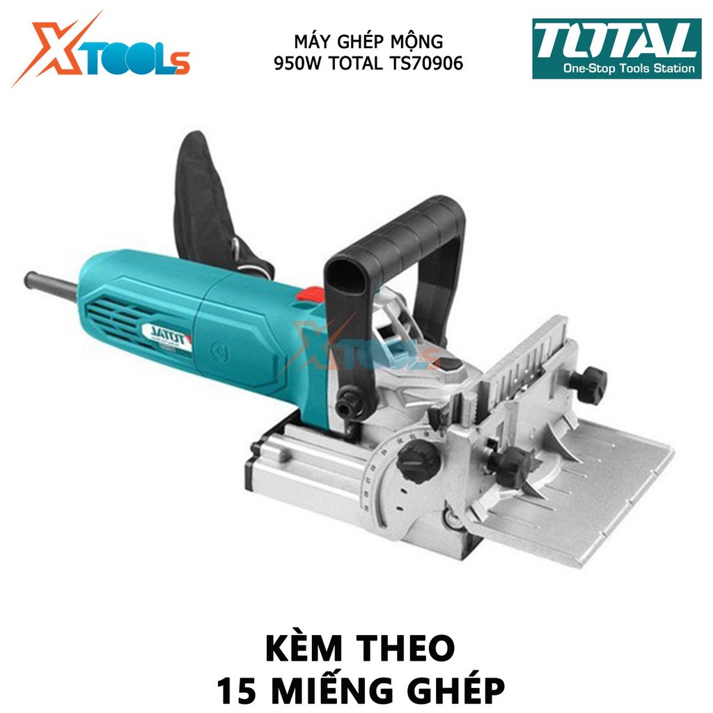Máy ghép mộng Total TS70906 | máy đục mộng nguồn vào 950W đường kính lưỡi 100mm tốc độ không tải 11000rpm - [CHÍNH HÃNG]