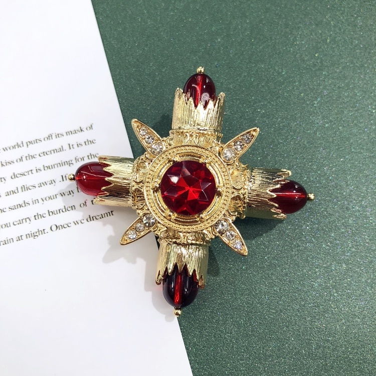 Ghim Cài Áo Đính Ngọc Trai Kiểu Vintage Thời Trang Cho Nữ