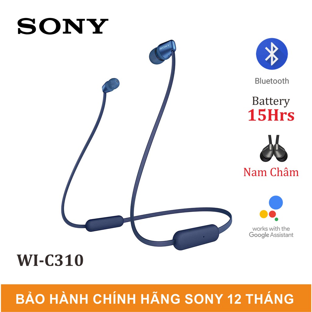 [Mã ELMS5 giảm 7% đơn 300K] Tai Nghe In-Ear Không Dây Sony WI-C310 - Hãng Phân Phối Chính Thức | BigBuy360 - bigbuy360.vn