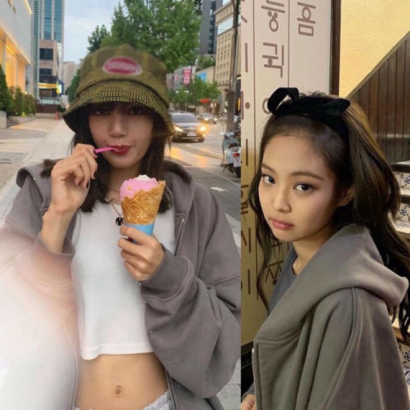 Áo Khoác Nỉ Hoodie Ghi Trơn Nữ [FREESHIP] 🌸 Jacket form rộng tay bồng, sweater mùa đông bánh bèo Ulzzang 🌸 | BigBuy360 - bigbuy360.vn