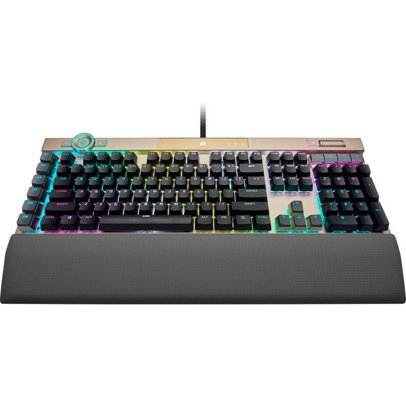 Bàn phím cơ Corsair K100 RGB Midnight Gold OPX Switch (CH-912A21A-NA)