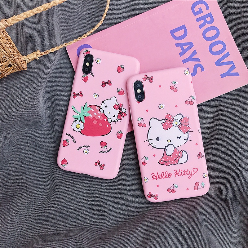 Ốp Điện Thoại Silicone Mềm Họa Tiết Hello Kitty Cho Samsung A52 A72 A32 A22 A12 A21s A02 A02s A03s A11