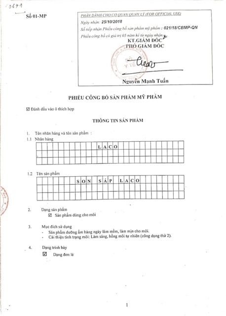 SON DƯỠNG MÔI (không mau)) | BigBuy360 - bigbuy360.vn