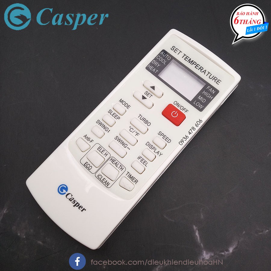 Điều khiển điều hòa Casper