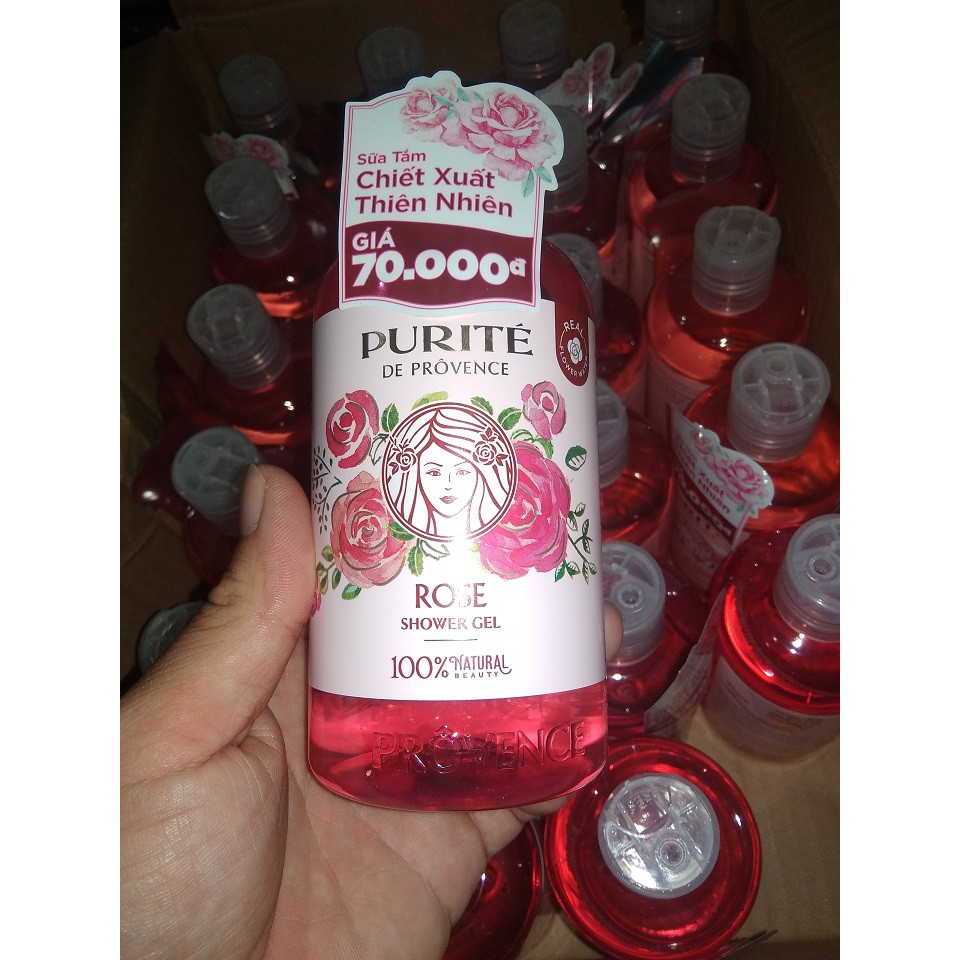 Sữa Tắm Purité De Provence Vòi 850ml + Tặng Kèm Sữa Tắm 250ml