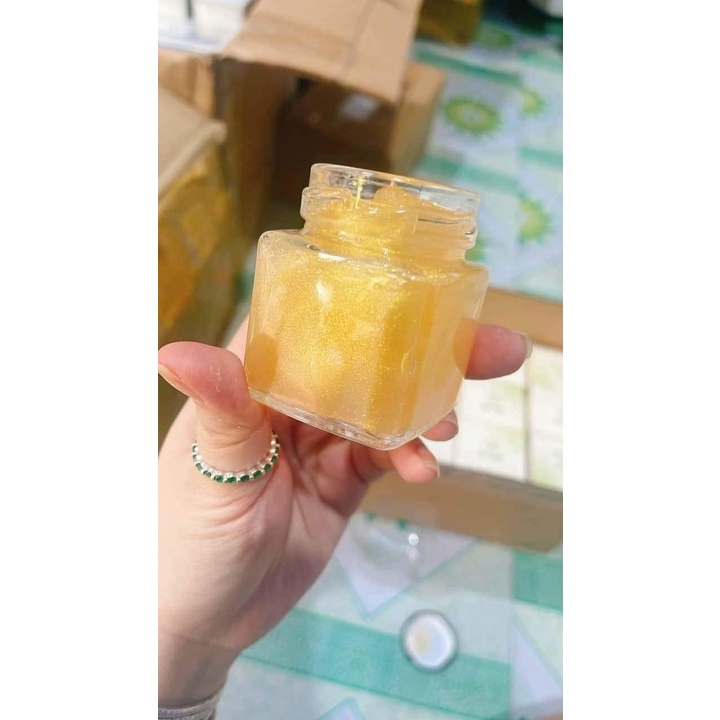 Nạ ngủ Saffron chống lão hoá, mờ nhăn, làm dịu mát và sáng da lọ 50g SAN04 Dr Cell