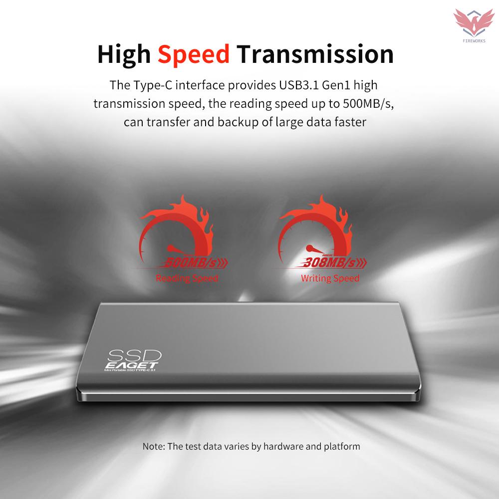 Ổ Cứng Ssd Fir Eaget M1 Cổng Type-C Usb3.1 128gb Tốc Độ Cao Di Động Tiện Dụng | BigBuy360 - bigbuy360.vn