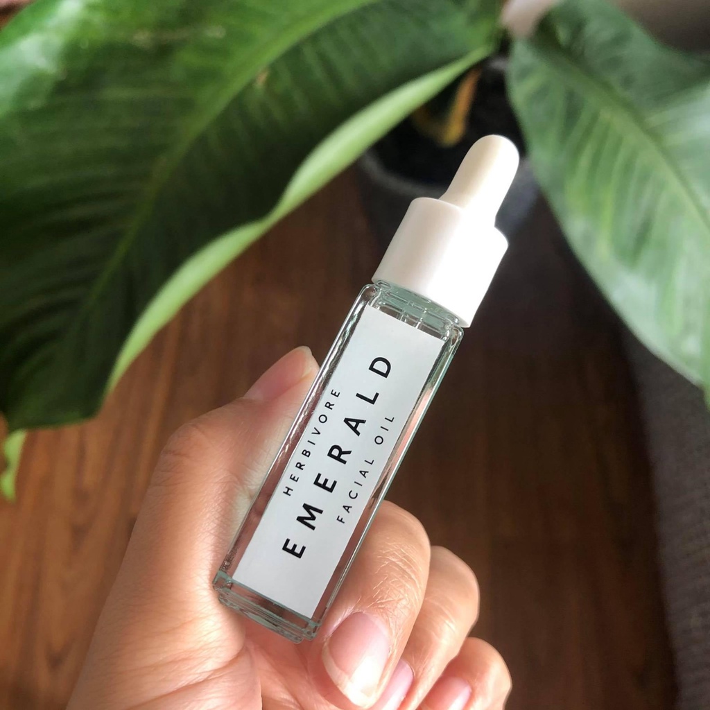Mini 8ml - Dầu dưỡng cấp ẩm sâu, căng bóng Emerald Herbivore C-B D Deep Moisture Glow Oil