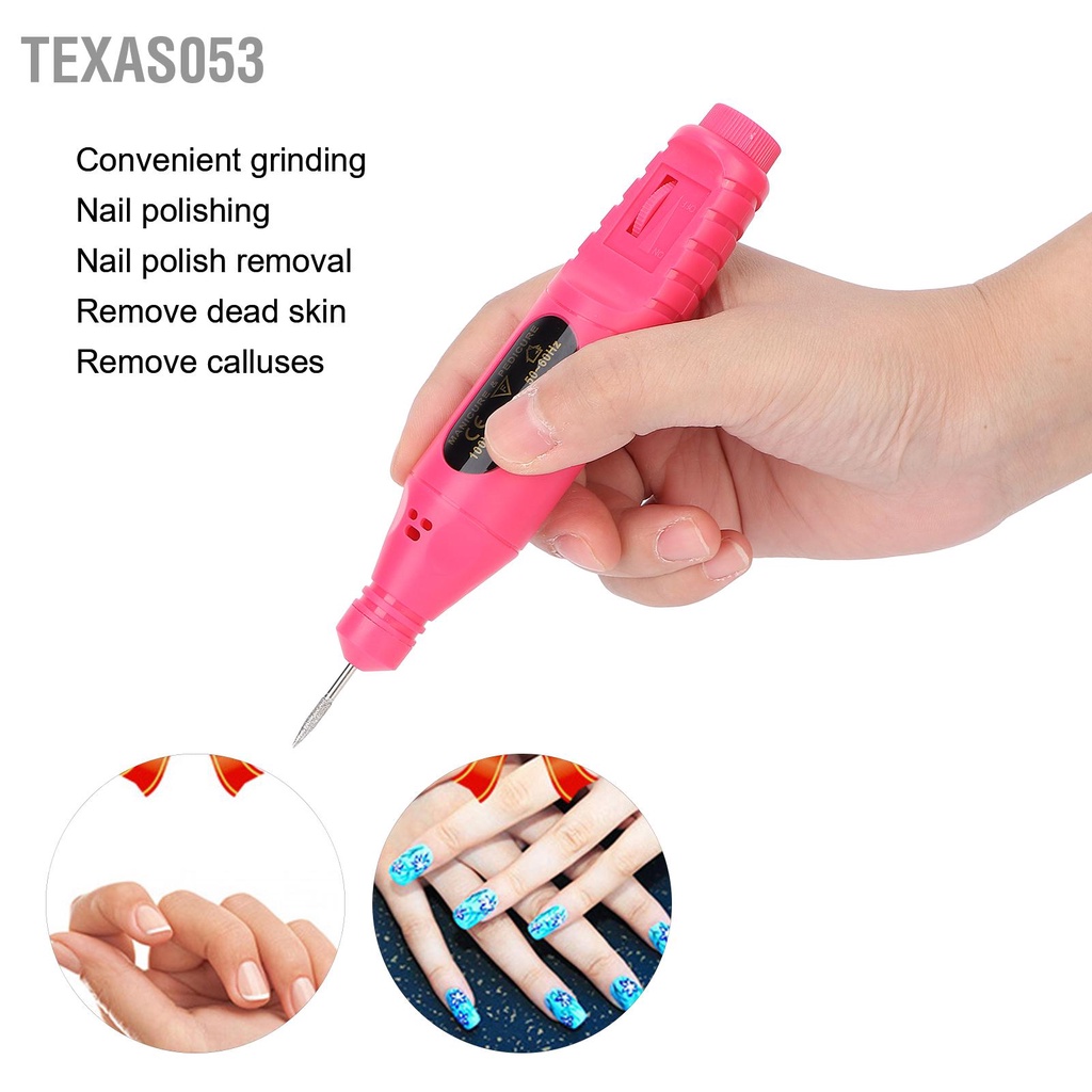 Bộ Máy Mài Móng Tay 6 Đầu USB Chất Lượng Cao