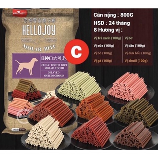 800gr - Xương Gặm Cho Chó HelloJoy
