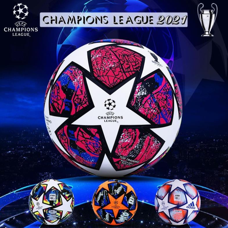 Quả Bóng Đá Cúp C1 Châu Âu Champions League 2021 Size Số 4 5 Tiêu Chuẩn Thi Đấu (Bóng đúc cao cấp) ་