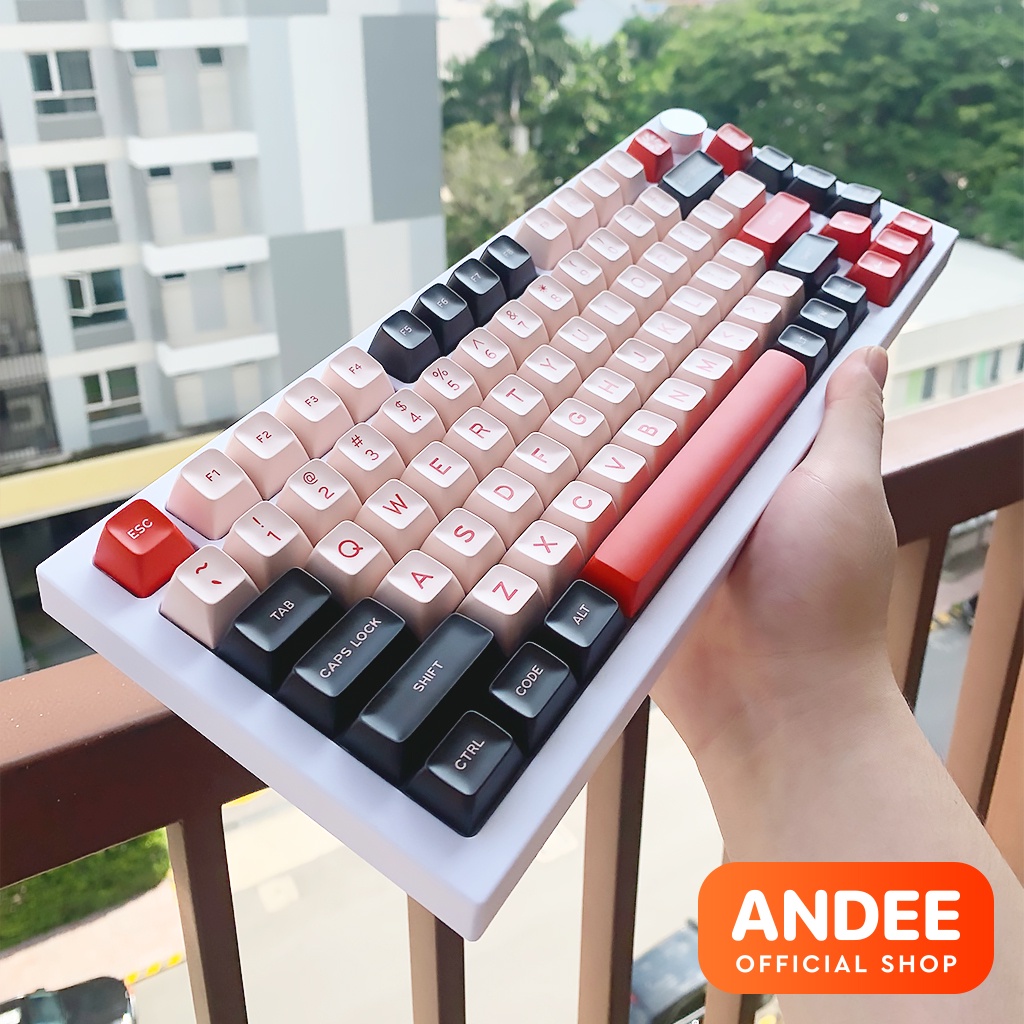 Keycap SA Aifei Flamingo nút bàn phím ABS Doubleshot màu đẹp 172 nút dành cho bàn phím cơ