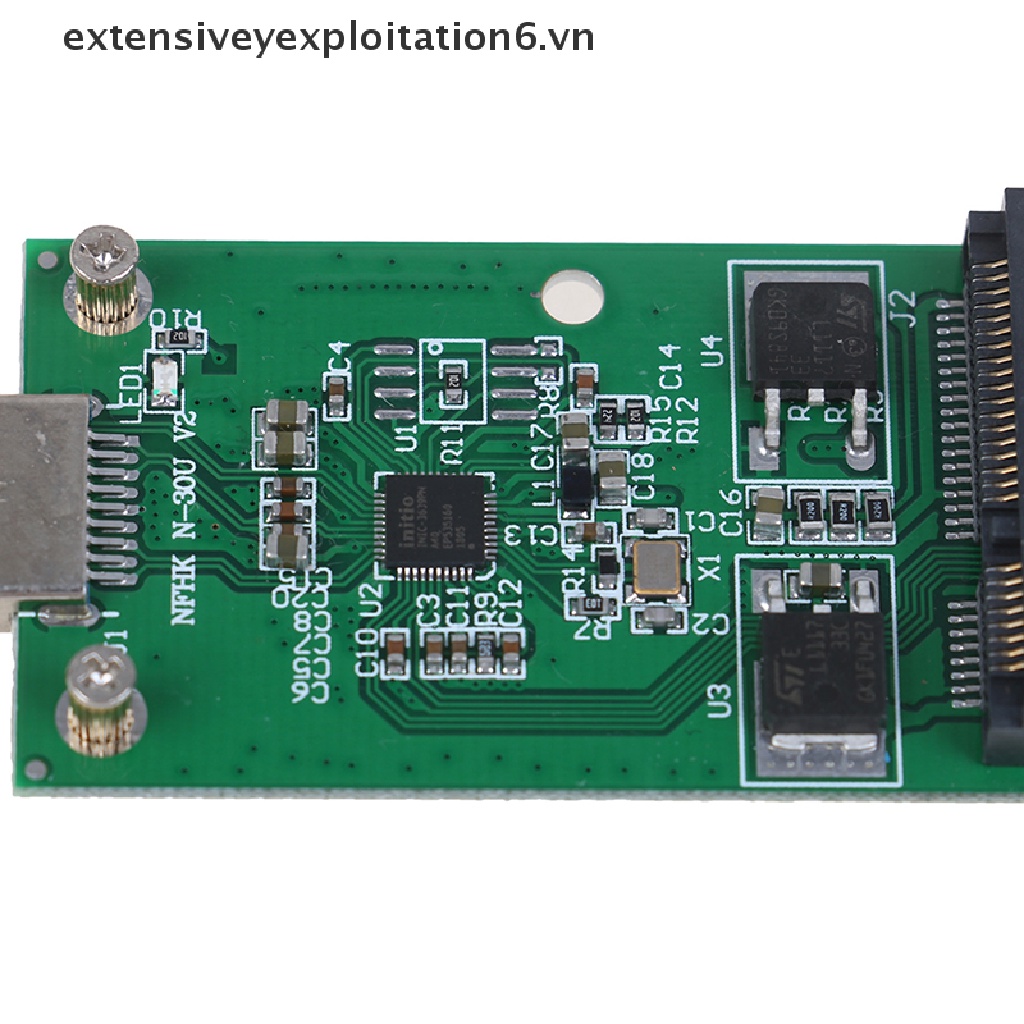 Thẻ chuyển đổi mini usb 3.0 sang PCIE mSATA SSD PCBA