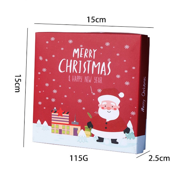 Bộ Set 4 Thìa Cafe Phong Cách Giáng Sinh - Set Quà Tặng Giáng Sinh Kèm Gift Box