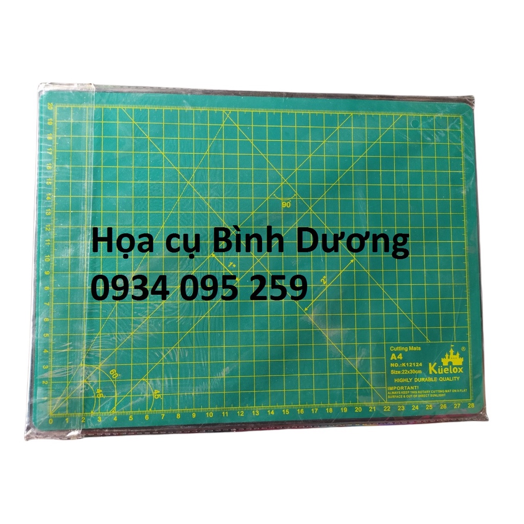 Bảng cắt kỹ thuật tự liền dẻo Cutting mat Kuelox khổ A4/A3 làm đồ handmade, DIY