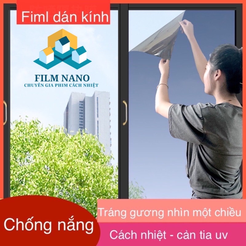 Dán kính cách nhiệt chống nóng, phim phản quang màu đen