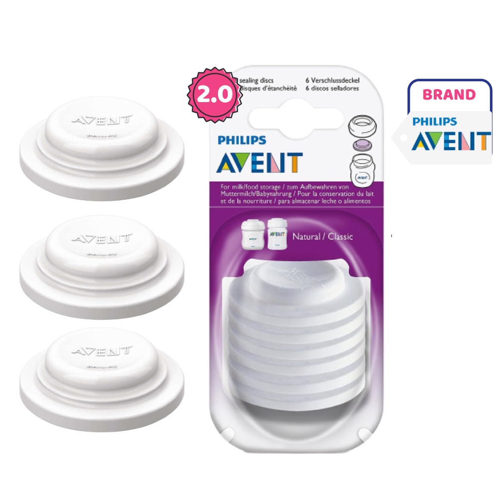 Nắp chặn cho bình sữa Philips Avent Natural chính hãng - Nắp đậy bình sữa chống tràn an toàn cho bé không BPA