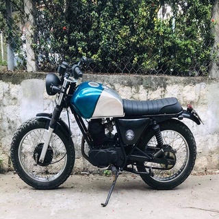 Tai bắt đèn pha xe máy classic cafe racer tracker