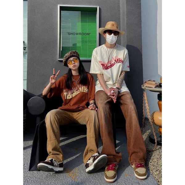 Áo Thun Cotton TIDEE Form Rộng Nam Nữ Unisex