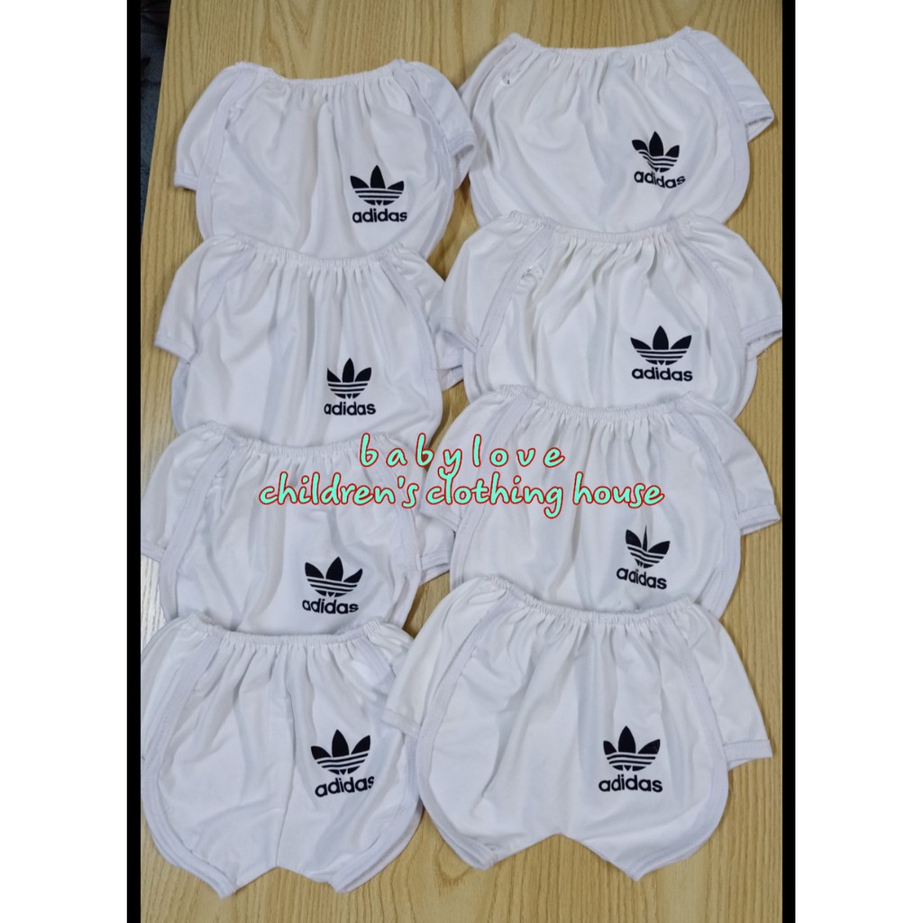 SET 10 QUẦN ĐÙI TRẮNG IN CHỮ CHO BÉ