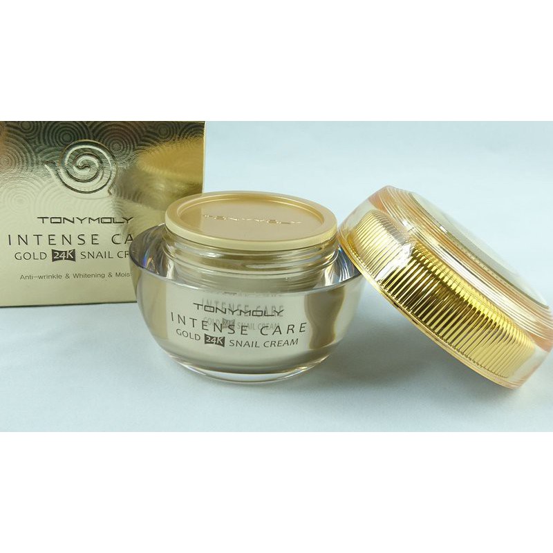 KEM DƯỠNG ỐC SÊN VÀNG 24K TONYMOLY INTENSE CARE GOLD 24K SNAIL CREAM 45ML