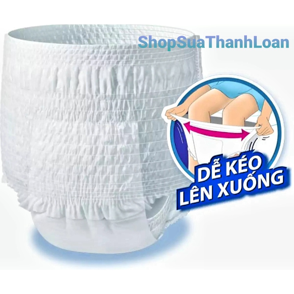 Tã Quần Người Lớn Caryn Mỏng Nhẹ Chống Tràn Size M 16 miếng