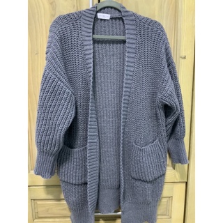 áo cardigan len dáng dài