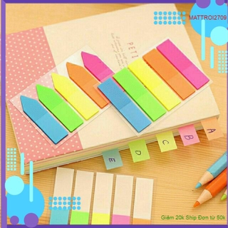[Rẻ Vô Địch] Giấy note phân trang dạ quang 5 màu
