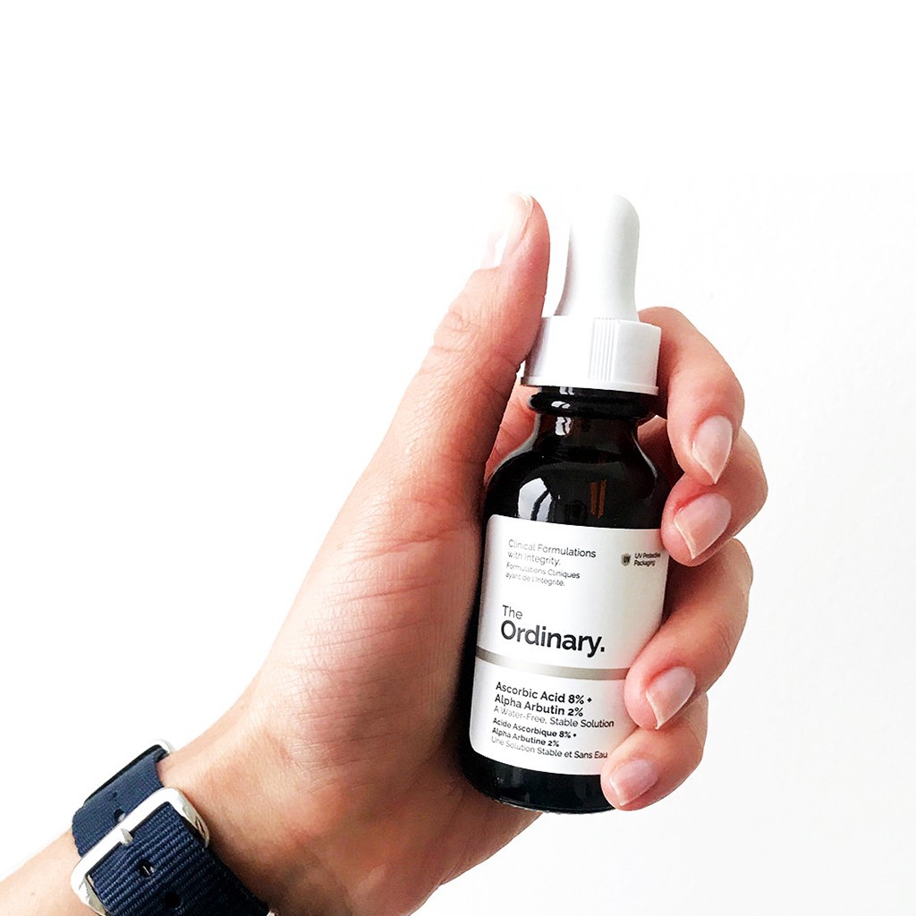 THE ORDINARY Serum Ascorbic Acid 8% + Alpha Arbutin 2% Tinh chất dưỡng sáng, mờ nám, giảm thâm 30mL