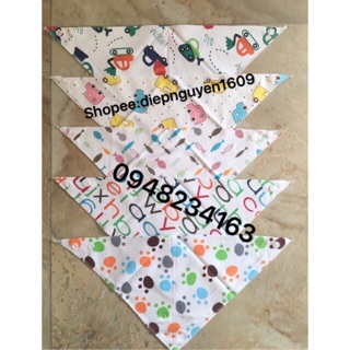 Sét 30 yếm tam giác cottong
