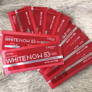 Miếng Dán Trắng Răng LG Claren White Now Strip