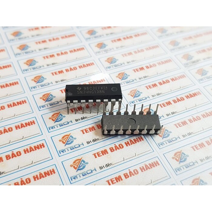 Combo 5 chiếc] 74HC138, 74HC138N Dip 16 IC