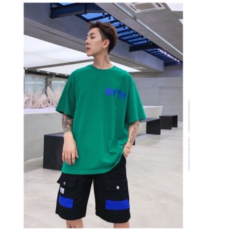 Áo Thun Unisex CHỮ MYTH G480, Tay Lỡ Form Rộng