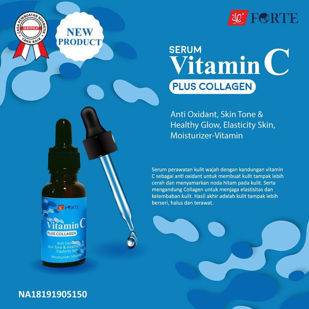 (hàng Mới Về) Serum Vitamin C Plus Collagen Chăm Sóc Da Hiệu Quả