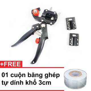 Kéo ghép cành chuyên dụng dạng U V Ω TẶNG KÈM 01 cuộn băng ghép cây giao màu ngẫu nhiên