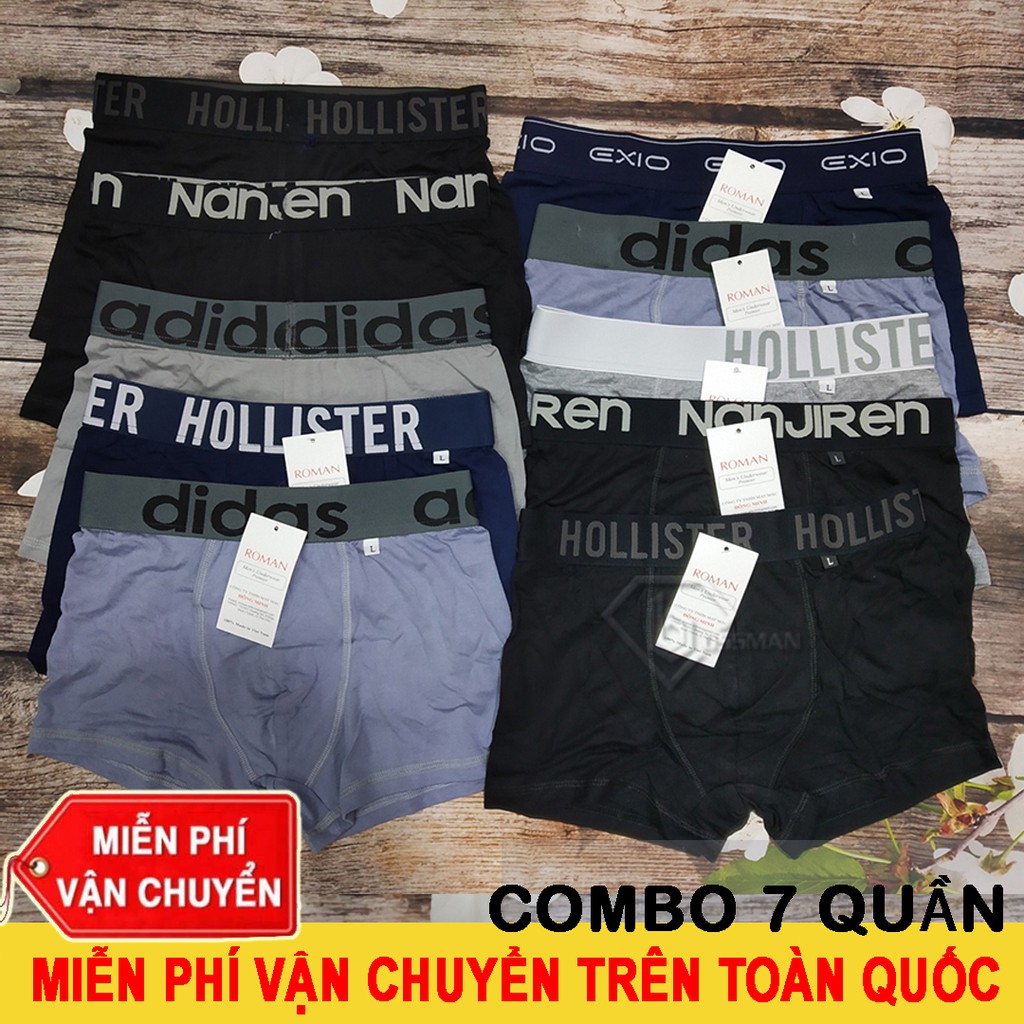 COMBO 7 QUẦN SỊP ĐÙI, QUẦN BOXER NAM CAO CẤP COTTON- HÀNG VNXD ( ẢNH THẬT)