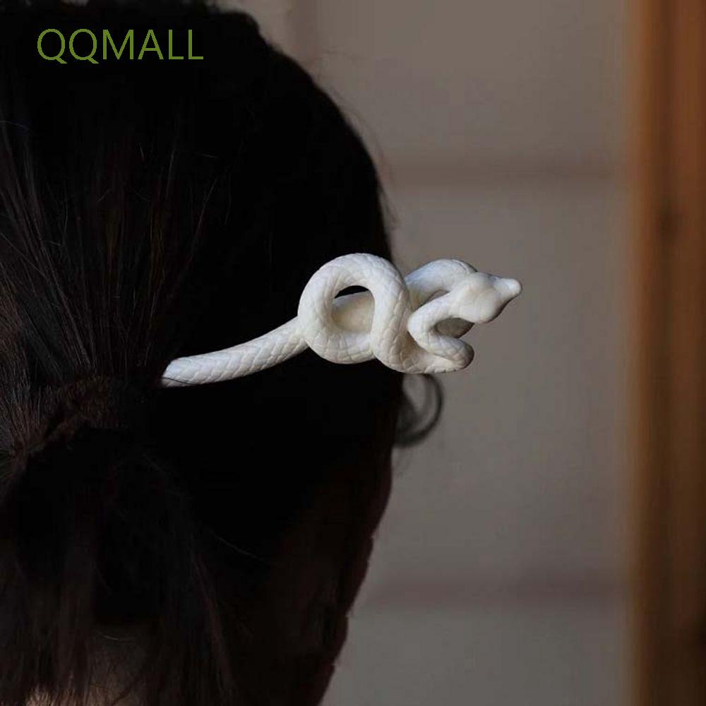 Trâm cài tóc một đầu hình con rắn bằng hợp kim phong cách Trung Hoa cổ điển cho nữ