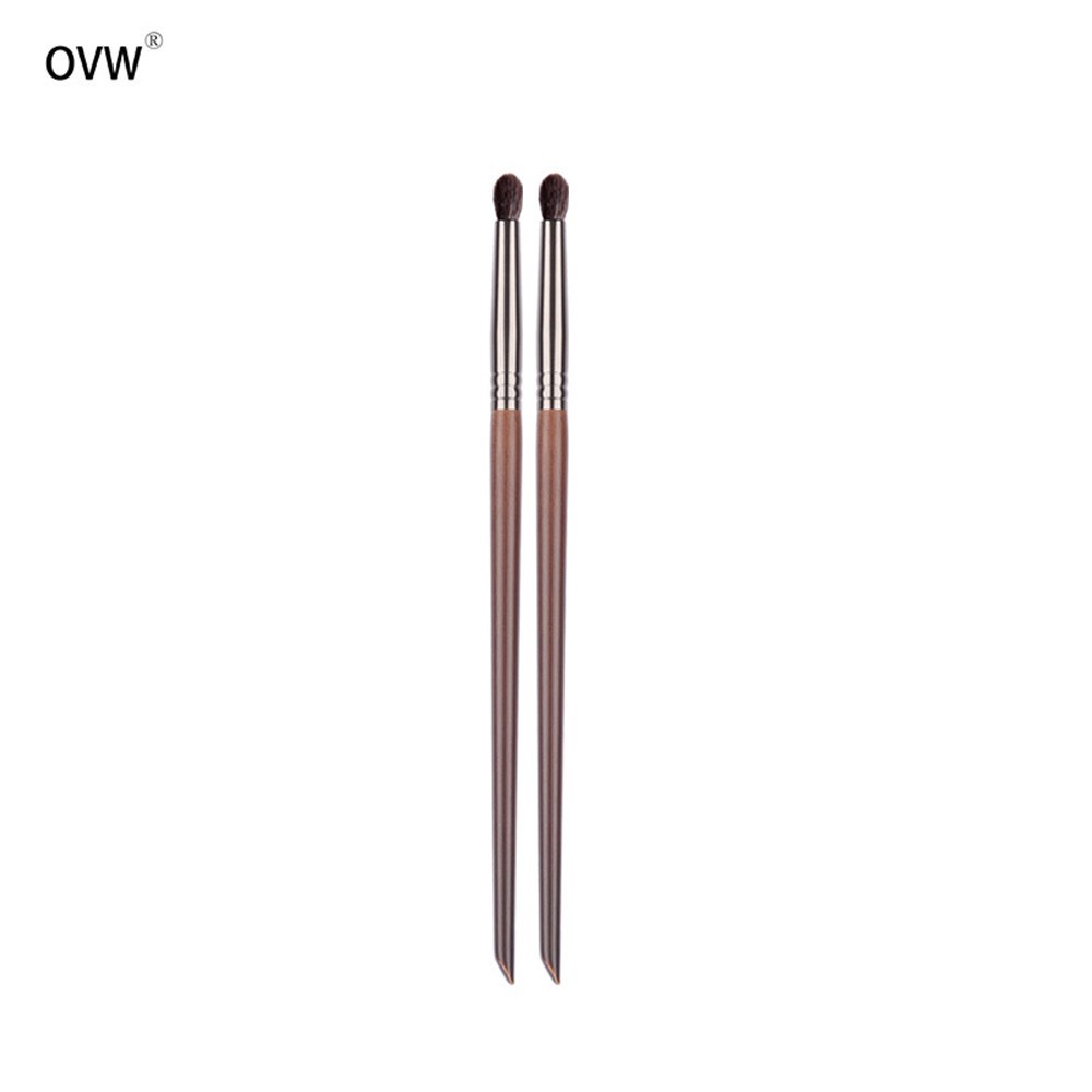 【OVW】Bộ 2 cây cọ trang điểm mắt XQ19 bằng lông dê mềm đầu nhỏ tiện dụng